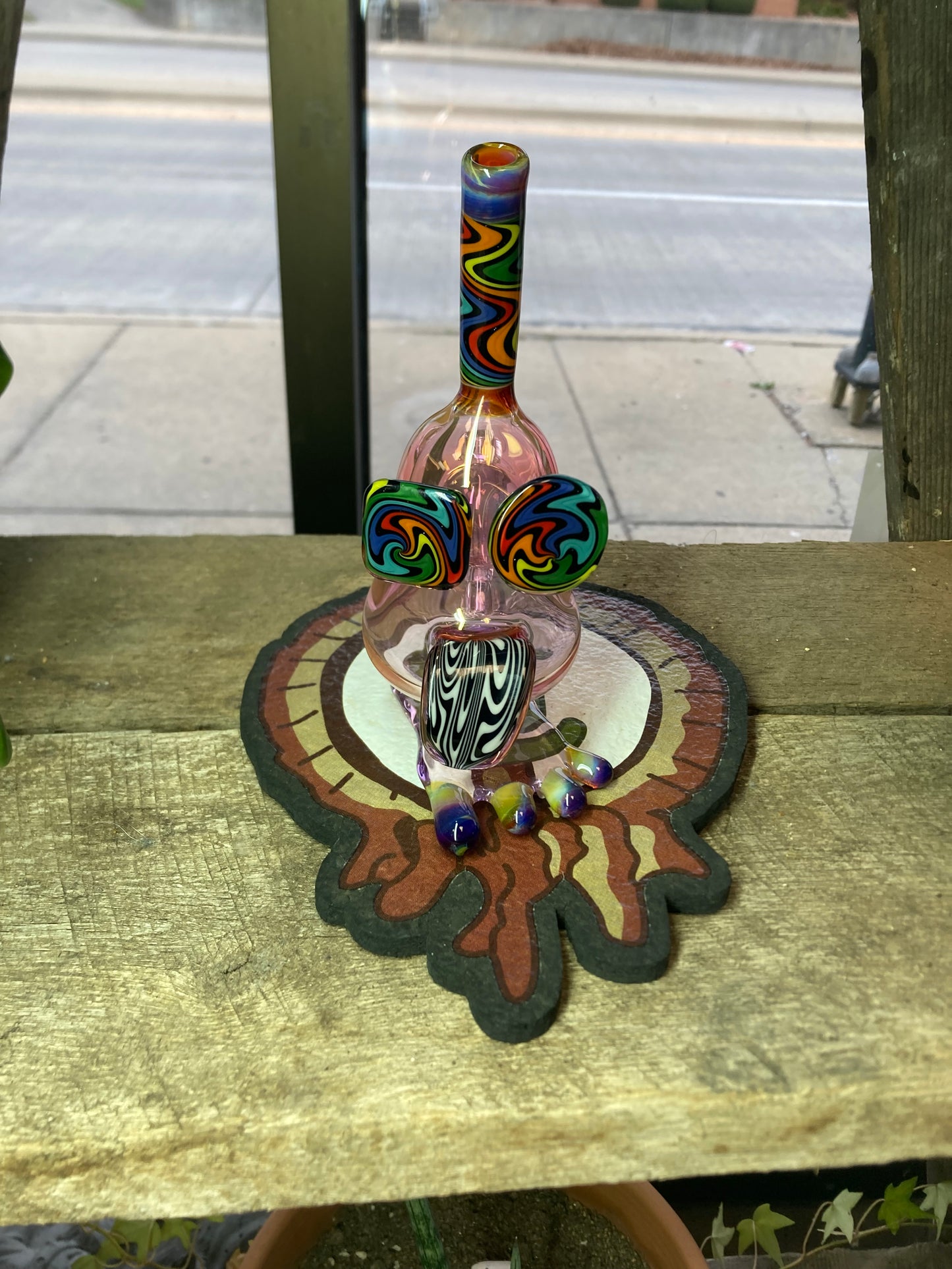 Glass Circus Bigfoot Rainbow Glasses Rig 10mm